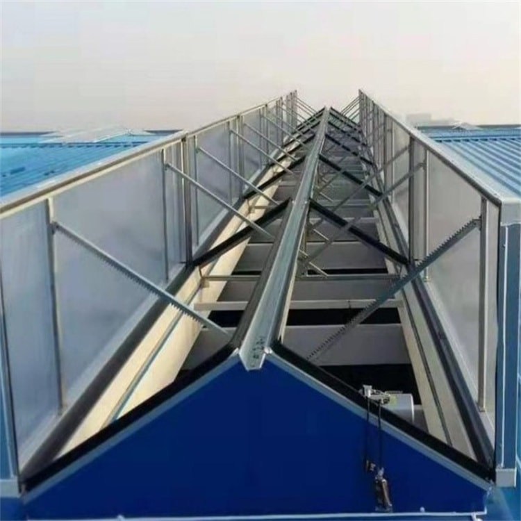 三角型电动采光排烟天窗