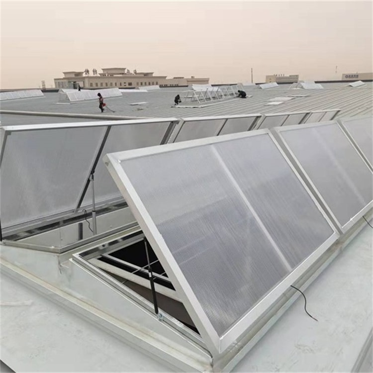 三角型电动采光排烟天窗