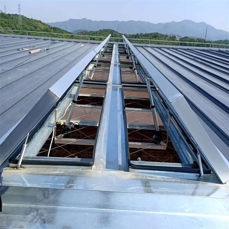 一字型电动排烟天窗